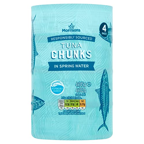 Morrisons Tuna Chunks In Spring Water 4 x 145g