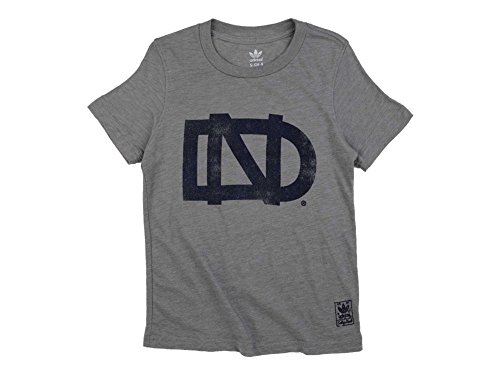 T-shirt Notre Dame Fighting Irish Adidas maillot de sport junior gris