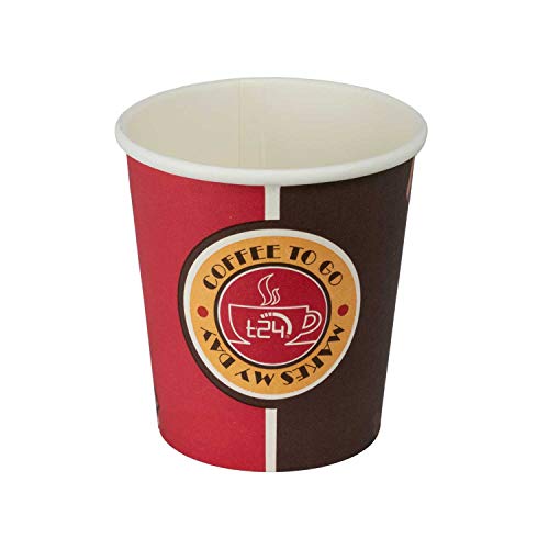 Ecolle T24 Lot de 1000 gobelets à expresso en carton 1000 ml