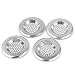 uxcell Stainless Steel Bathroom Sink Strainer Drainer Stopper 65mm Dia 4pcs