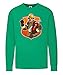 Pull - Pompier - Extincteur Cartoon Casque - Sweat-shirt pour homme et homme - Vert - Medium