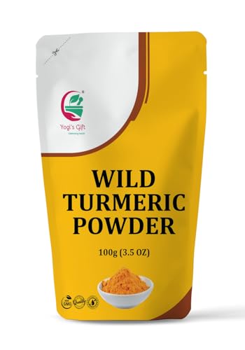 Kasturi Turmeric Powder for Skin Care | Wild Turmeric Powder | Aka Kasturi Manjal | Best for Preparing Turmeric Face Mask | Get Clear and Glowing Skin Naturally | 100grams / 3.5 Oz pack