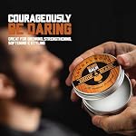 Beard Balm for Men, 2oz Sandalwood & 2oz Citrus Scent, w/Jojoba Oil & Shea Butter, Styling Cream for Men, Moisturizer & Softener, Beard Care Leave in Conditioner (2 Pack) (Balm) - Image 5