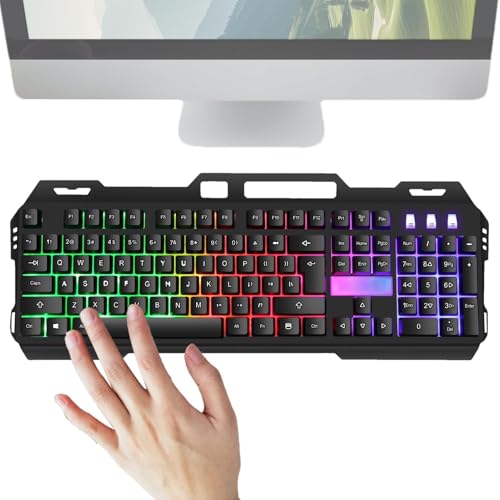 Mechanical Game Keyboard, Rgb Mechanical Keyboard, Aesthetic Keyboard, Game Keyboard, Office Keyboard for Backlit Mechanical Key