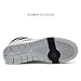 Avia 821 High Top Sneakers for Men, Indoor or Outdoor Mens Basketball Shoes - White/Black Trim, 10.5 Medium