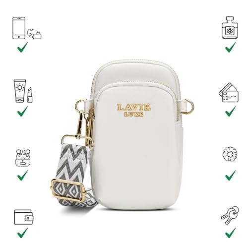 Image of Lavie Luxe Women's Mobile Vertical26 2-Compartment Crossbody Sling Bag | Ladies Purse Handbag | Gift for Women