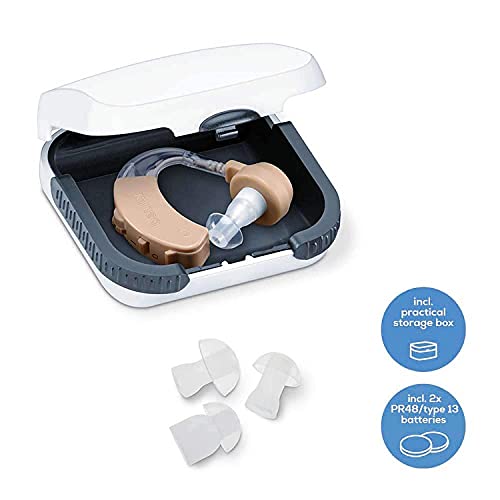 Image of Beurer HA20 Hearing Amplifier | Amplifies the volume of sounds for restricted hearing abilities | Ergonomic fit behind the ear | Individually adjustable | 3 years warranty. (HA 20)