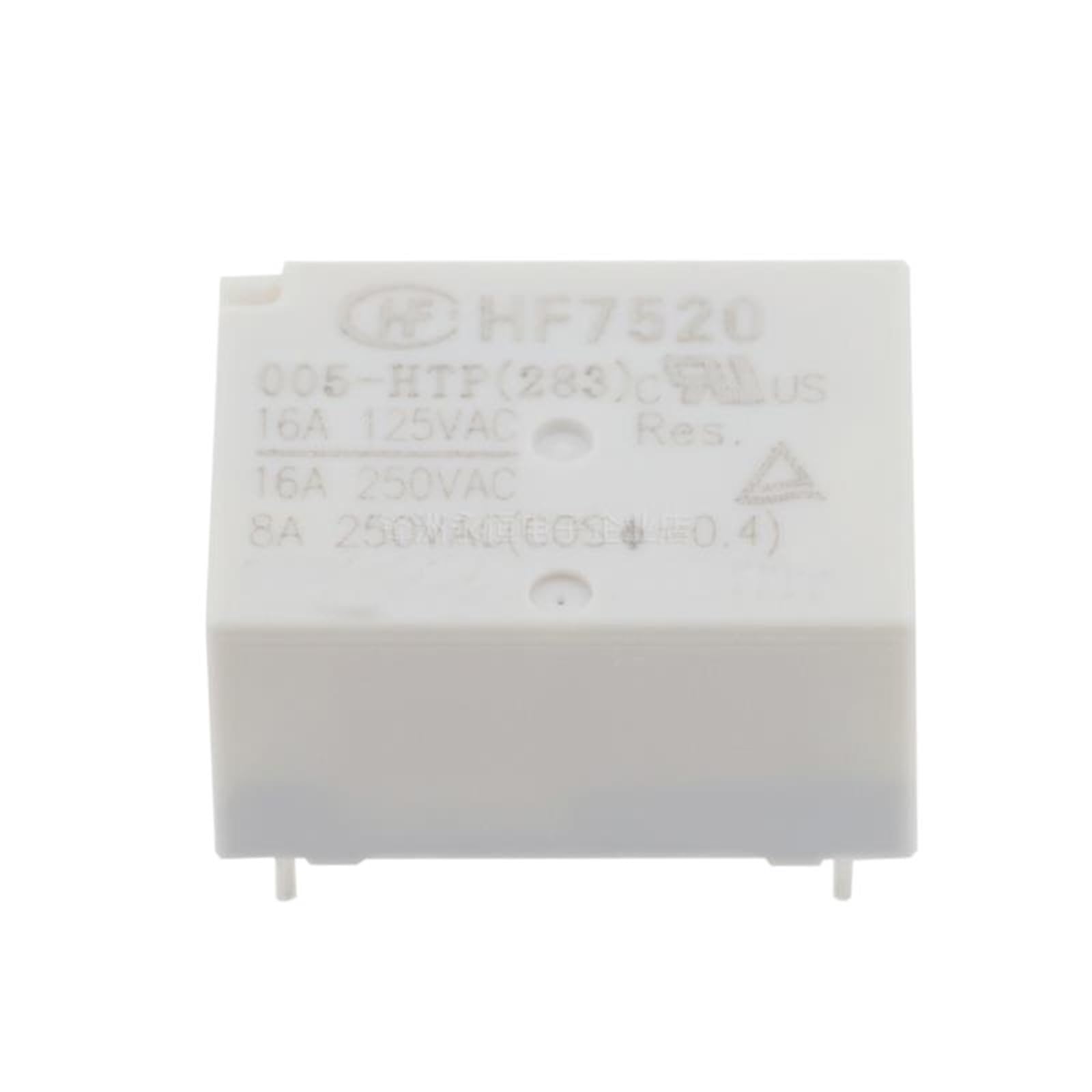 Relé de potencia HF7520 HF7520-005-HTP, 5 V CC, 16 A, 4 pines, 5 V, lote de 10 unidades