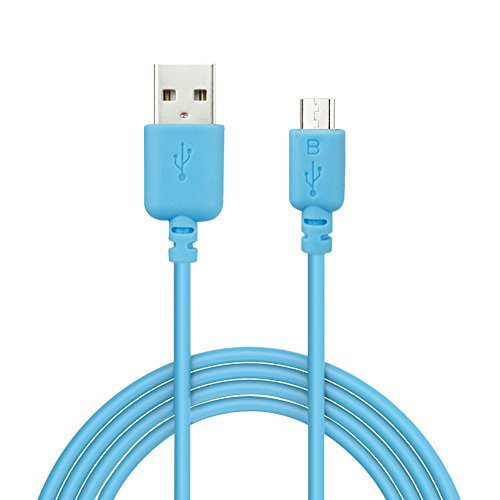 EZOPower 10 ft Micro USB Cable, Extra Long 10ft Blue Micro-USB 2in1 Sync and Charge USB Data Cable for Samsung, HTC, LG and Other Any Micro USB Powered Device