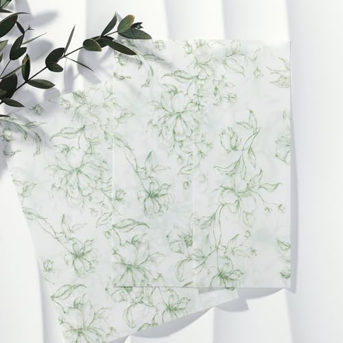 Veste en vélin vert sauge UNIQOOO pour faire-part de mariage à thème vintage
