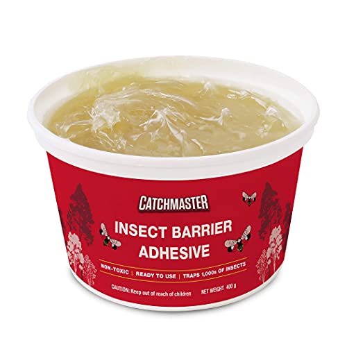 Catchmaster Tree Banding Insect Adhesive Barrier - Protective Sticky Glue Trap - 15oz - 6 Pails