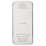 Acoustic Research SP40 Soundflow Soundboard, Wirelessly Play Music From Smartphone with External Speaker (White)