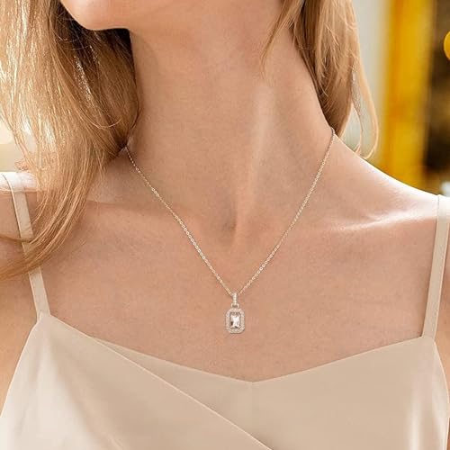 Image of Sterling Silver Pendant Necklace Charms Hypoallergenic Fashion Jewelry Dainty Valentines Day Birthday Gift for Women