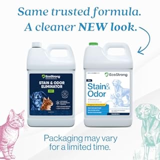 Eco Strong Pet Stain and Odor Remover - Cat Urine Enzyme Cleaner Destroyer, Urine Destroyer for Dogs, Pet Urine Enzyme Cleaner - 128 Oz