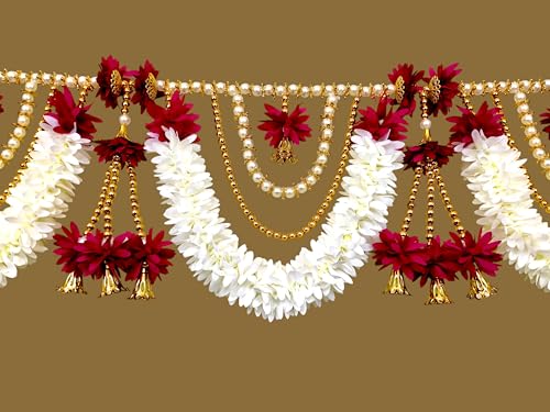 Image of Afarza Toran for Main Door Home Decoration Entrance Hanging Handmade Bandarwal Gift Item (maharani)