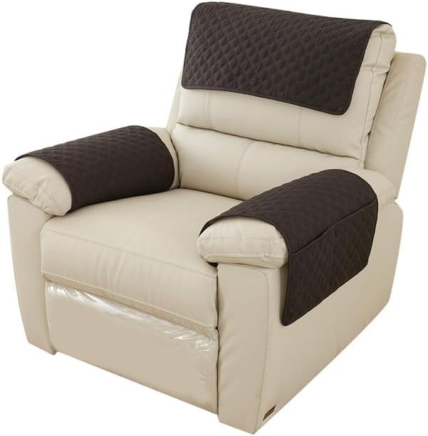 Funda para silla reclinable, antideslizante, para perros y mascotas, para niños, sofá, sillón, toalla, protector de muebles, cojín de 1 asiento (3
