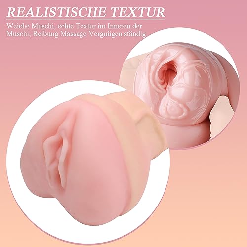 BDSMYEE Penishülle mit Masturbieren für Männer,Sex Spielzeug für die Männer,Sex Toyset Herren,Masturbator mit Wasserabsorbierend-Stick,Vibrator,Taschen Muschi,Diloschwanz für Frauen – Bild 4
