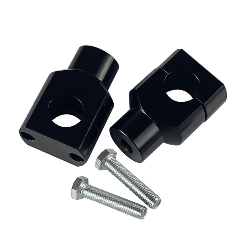 Rehausseurs de guidon universels 22 mm et 25 pince CNC aluminium moto
