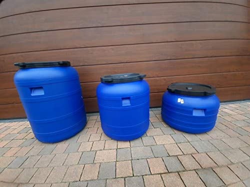 200 Liter Plast Fass mit 55 cm Durchmesser für Lagerung