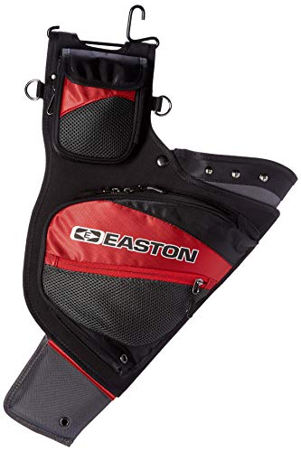 Easton Deluxe Hip Quiver, Right Hand, Red