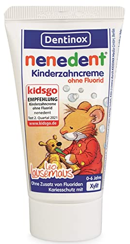 Nenedent Dentifricio per bambini Senza Fluoro, 50 Ml