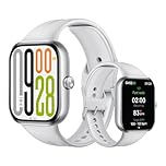 XIAOMI Redmi Watch 5, Smartwatch con display AMOLED 2.07", Chiamate Bluetooth, Autonomia 24 giorni, Resistenza Acqua 5 ATM, Monitoraggio Frequenza Cardiaca e SpO2, Sistema GNSS integrato, Argento
