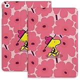 スヌーピー ウッドストック 花柄 【iPad Mini対応】 アイパッドミニ ケース カバー 三つ折り ペンホルダー付き 軽量 オートスリープ機能 耐衝撃 スタンド機能付き 全面保護 キャラクター アニメ かわいい おしゃれ 第5世代 第6世代