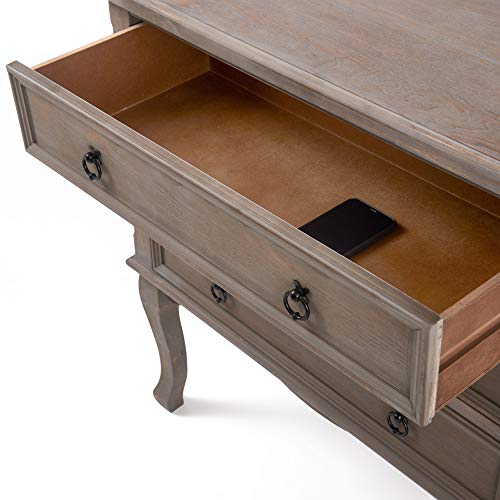 ClickDecor-Thomas-Antique-Country-Style-Dresser-Chest-with-3-Drawers-Weathered-Wood-Nightstand-Living-Room-Accent-Furniture-Black-Ring-Handle-Curved-Legs-Grey ClickDecor Thomas Antique Country Style Dresser Chest with 3 Drawers Weathered Wood Nightstand Living Room Accent Furniture Black Ring Handle Curved Legs Grey