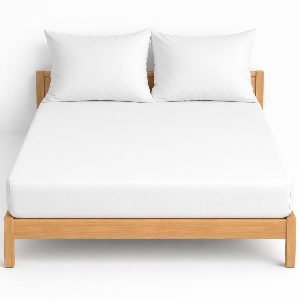 40cm Extra Deep Pocket Microfiber Luxury Fitted Sheet for Single, Small Double, Double, King & Super King Bed | Soft, Breathable, Easy Iron, Fade Resistant, Hotel Quality Bedsheets in 13 Colours