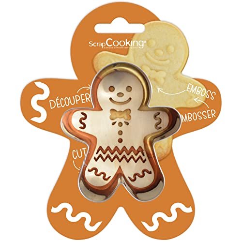 ScrapCooking Découpoir + embosseur Bois Ginger 2091