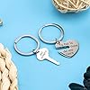 Hightopup Regalo San Valentino 2 Portachiavi coppia per lui e lei. Per anniversario fidanzati, moglie marito, romantico #2
