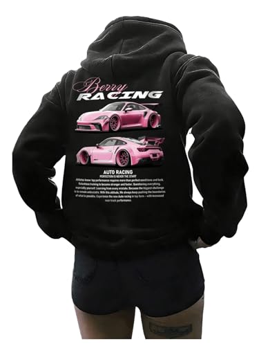 Amazon.com: SOLY HUX Women's Graphic Hoodies Oversized Drawstring