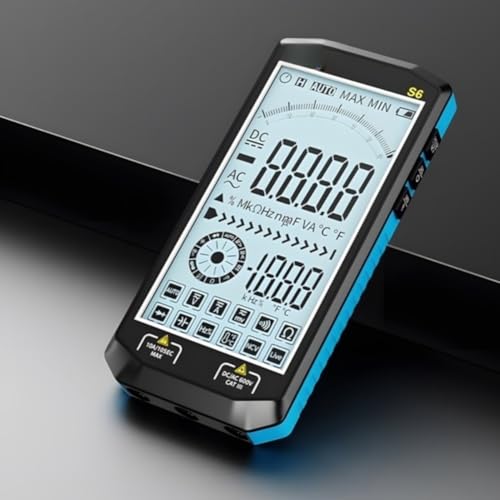 Multimètre numérique S6 6000 comptes écran LCD détection NCV testeur tension courant diode - 4