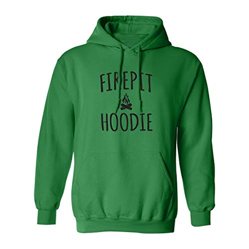Zerogravitee PA-5257-HD-KELLYGREEN_MEDIUM_KELLY-GREEN Firepit Hoodie Adult Hooded Sweatshirt In Kelly Green cover