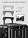 BlackVoyage Air Vacuum Seal Suitcase Carry-On 20-Inch Travel Luggage USB Port 20