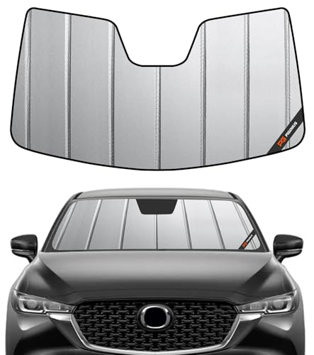 Pigenius Windshield Sunshade for Mazda CX-5 2017-2025 Front Window Sun Shade - Safeguard