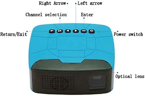 Home Projector for Kids Mini Projector, Portable Video Projector, Support 1080P Playback, Built-in Independent Speaker, Multi-Device Connection