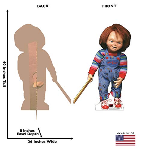 Image of Cardboard People Advanced Graphics Chucky Life Size Cardboard Cutout Standup - Child's Play