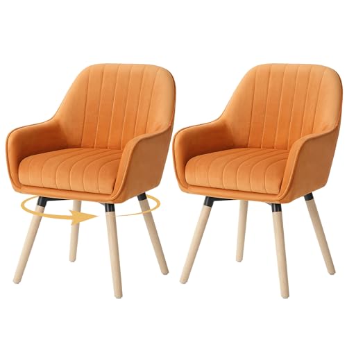 ELUCHANG Silla de Comedor Pack 2 360  Giratoria