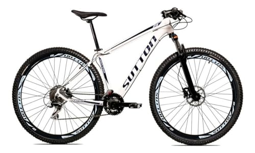 Bicicleta Aro 29 Sutton Gold 24V Freio a Disco Quadro de Alumínio 24 Marchas com Suspensão