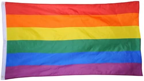 Quality Gay LGBTQi+ Rainbow Pride Flag (150x90cm) for Outdoor & Indoor Use