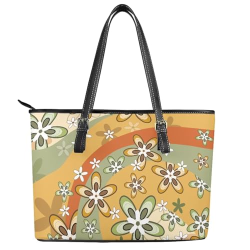 Leather Tote Bag for Women, Oversize Crossbody Shoulder Bag, Sling Hobo Purse Handbag Fashion Printed Travel Bags2