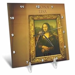 3 d Rose dc 31079 1 Mona Lisa Desk Clock, 6 by 6 Inch product