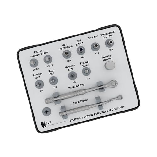 DSI FSRC Compact Fixture & Screw Removal Dental Kit Ø1.6/1.8mm