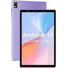 Tablet 10 inch, 32GB Storage, Quad-Core,HD IPS Screen,Dual Camera, WiFi, Bluetooth, Tablets with 6000mAh Battery, Type-C Purple