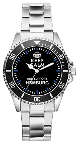 Preisvergleich Produktbild KIESENBERG Hamburg Geschenk Artikel Idee Fan Uhr 1304