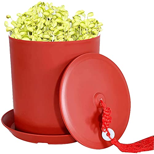 Frasco de brotos de feijão doméstico, balde de plantio de camada dupla, vaso de brotos de feijão, ge