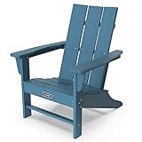 SERWALL Adirondack Chair Outdoor Classic Chair Weather-Resistant for Patio Deck Garden, Backyard...