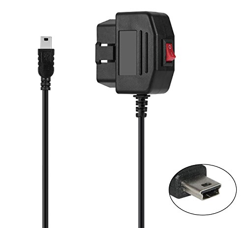 Preisvergleich Produktbild Blizim OBD2 Mini USB Stecker Ladekabel 5V / 3A mit Netzschalter