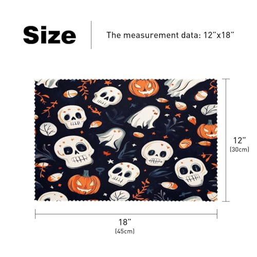 Sets de table Halloween thermorésistants pour protéger votre table des taches
